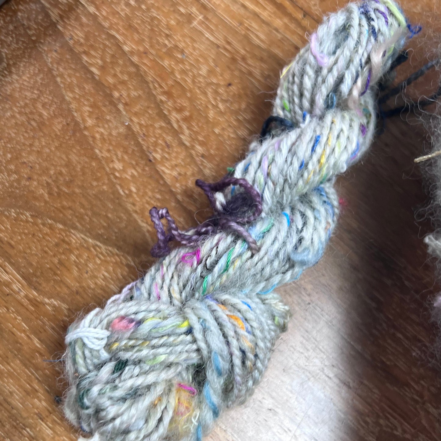 Recycle Moster Batt - "Squashed Flowers"