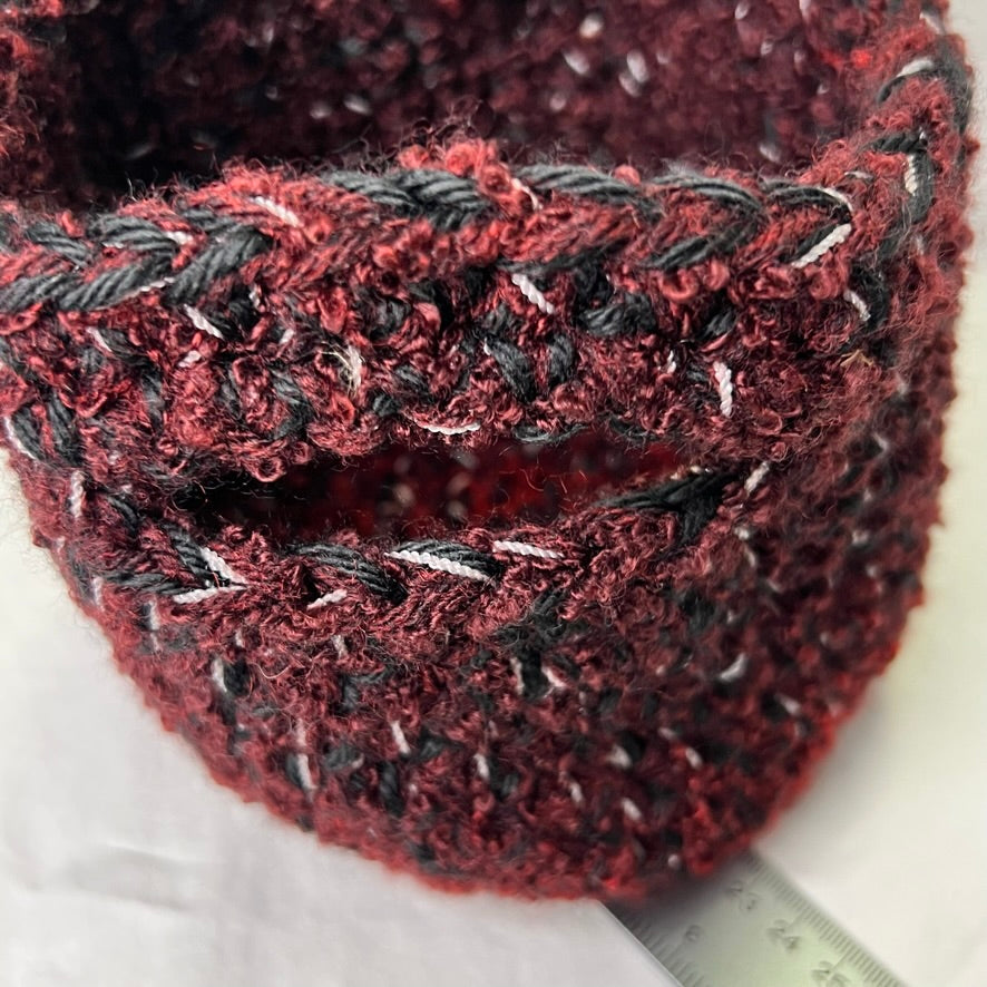 Small crocheted basket