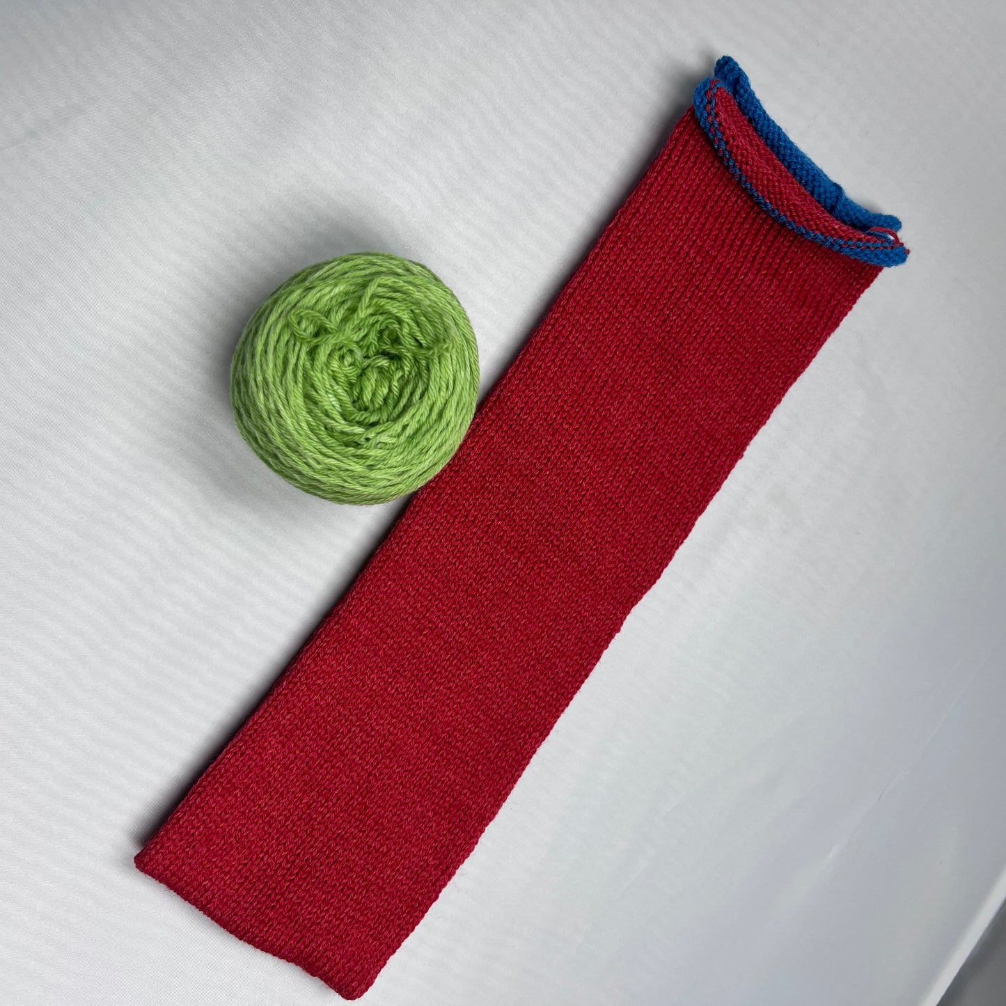 Sock tube kit - Cardinal red and Lime-Light