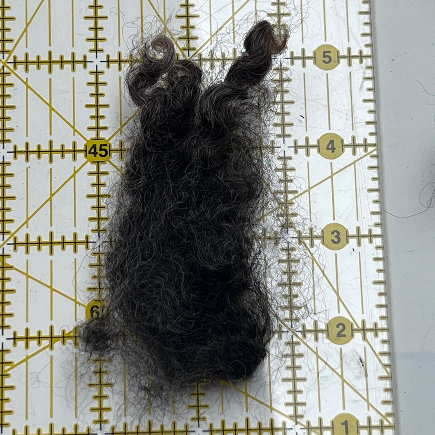 Dark Grey Delight - Premium Mixed Long Breed Sheep's Wool by the Ounce