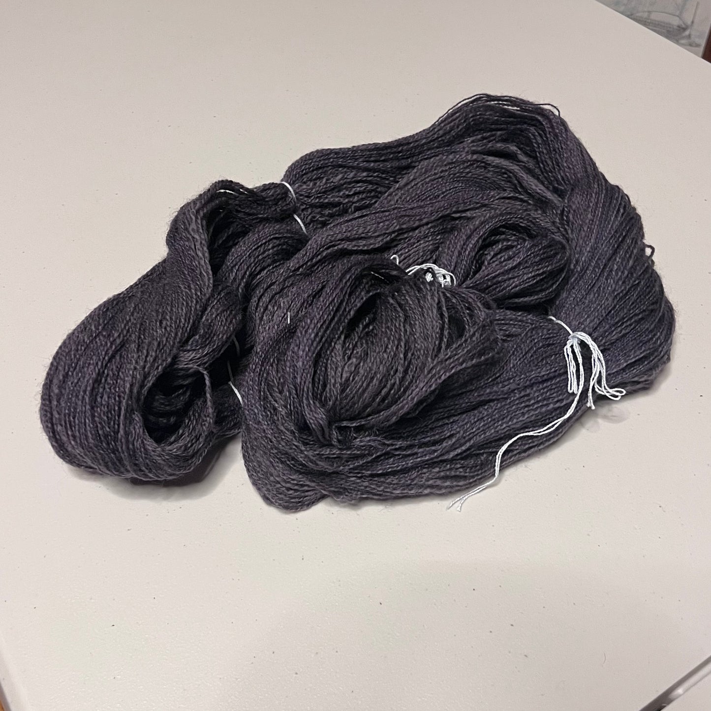 Handspun Blackberry Yarn