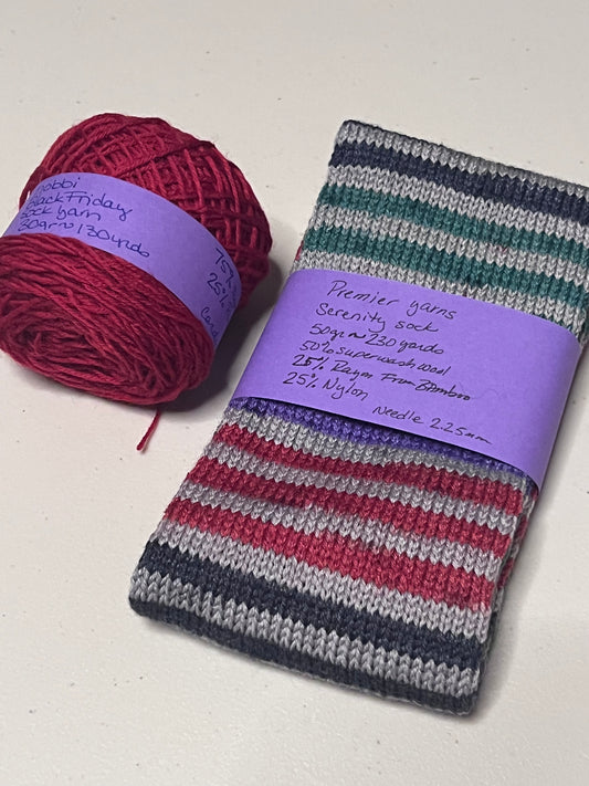 Sock tube kit - Primary grey with Cardinal