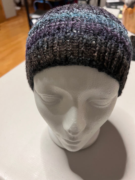 Hand Spun / Knit Beanie Hat