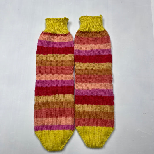 example of Vanilla sock with toe and cuff in alternative color