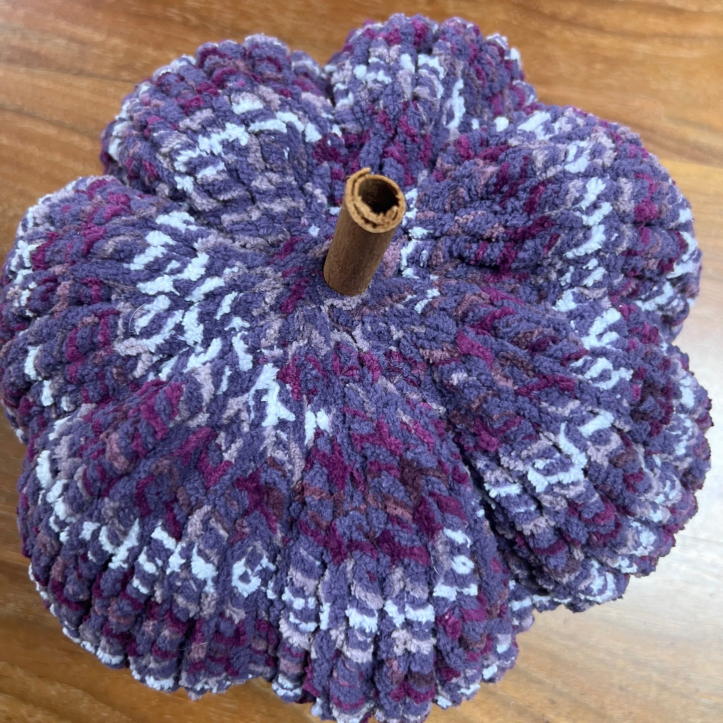 Large Variegated Purple Pumpkin