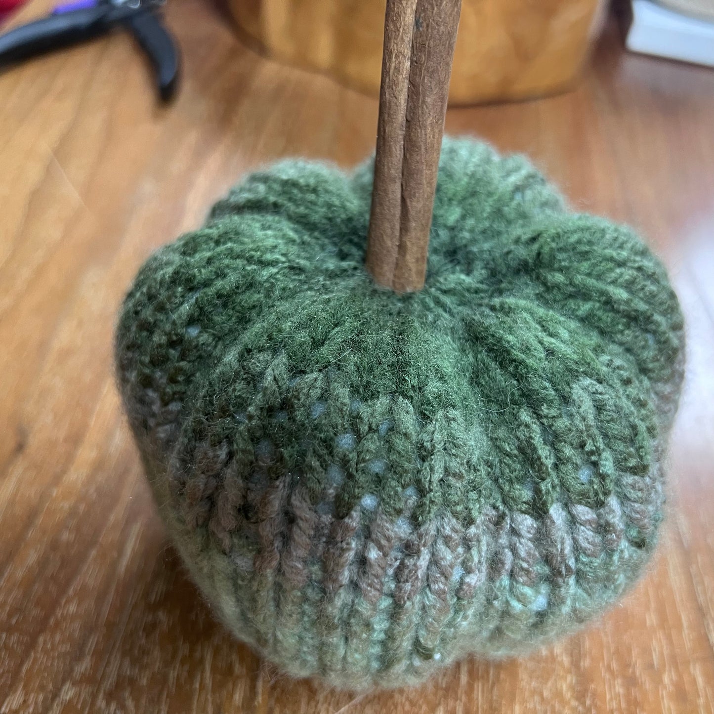 Small Variegated gray green Pumpkin